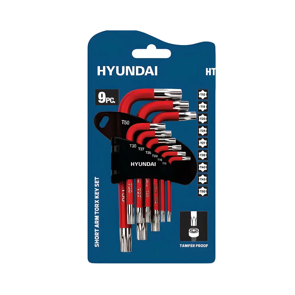 ست 9 عددي آلن ستاره اي كوتاه هيوندا HT 295