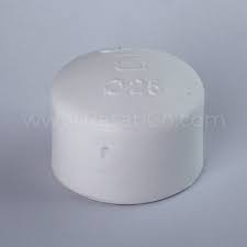 درپوش پایه کوتاه پلاستیکی سفید پلیمری