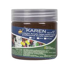 رنگ اكريليك قهوه اي كارن ربي