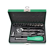 جعبه بكس 17 پارچه هواگيري 1/4 تاپ تول GCAD 1701