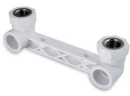 زانو بوشن فلزی زوج سفید پلیمری