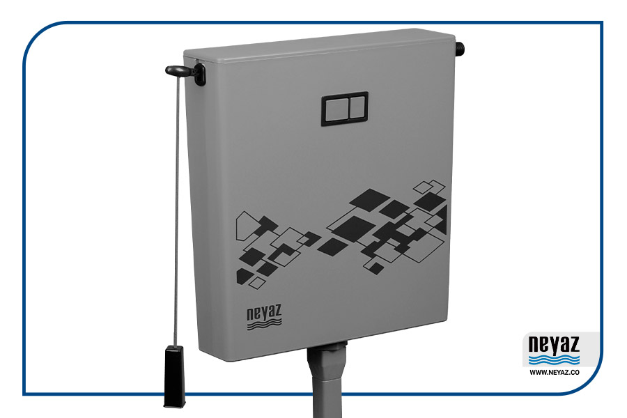 فلاش تانک نیاز (رنگی براق بدون چاپ) مدل طوسی