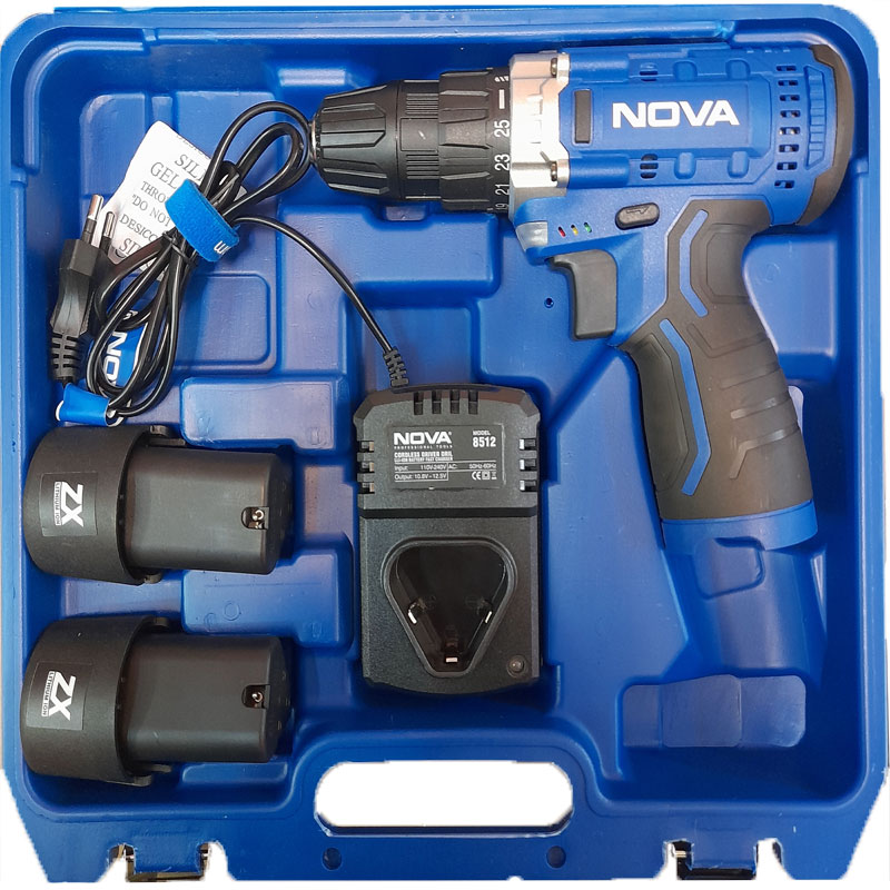 دريل شارژي نووا كد 8512
