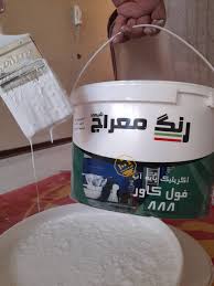 رنگ اكريليك فول كاور معراج گالن كد 888