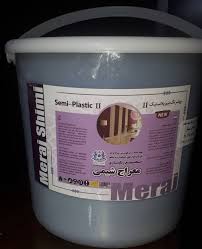 رنگ نيم پلاستيك سفيد معراج كيلو