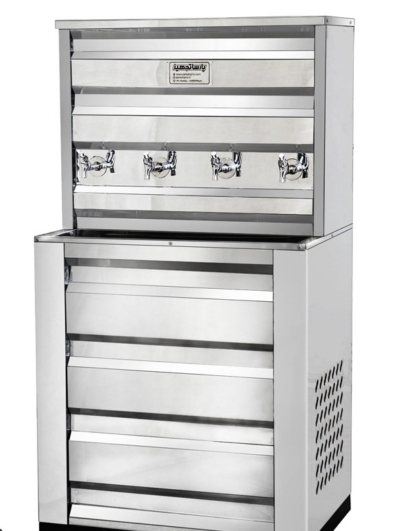 دستگاه آبسردکن استیل چهار شیر مدل 4NKS