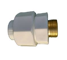 مهره ماسوره تلفیقی مغزی فلزی سفید پلیمری