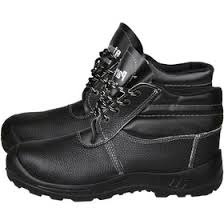 كفش ايمني ساق بلند مشکی