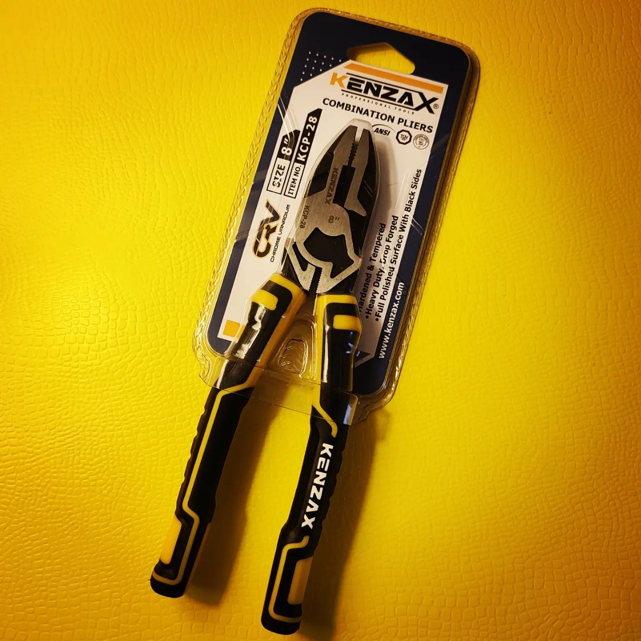 انبر دست 8 اينچ 9018 دسته TPR كنزاكس