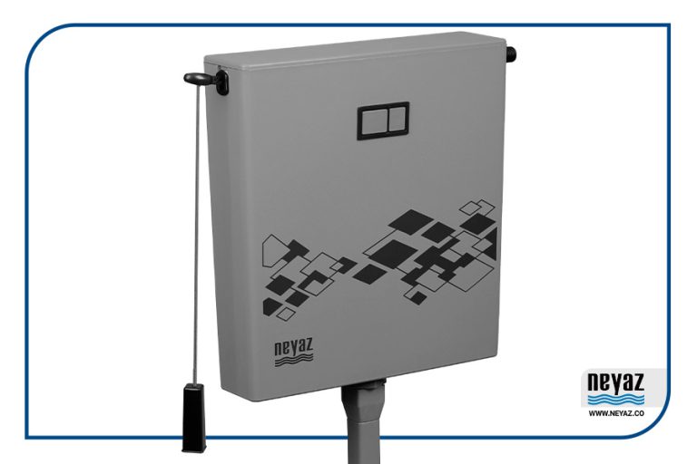 فلاش تانک نیاز (رنگی براق با چاپ) مدل لوتوس طوسی