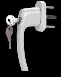 دستگيره كليد دار يكطرفه UPVC