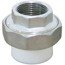 مهره ماسوره بوشن فلزی سفید پلیمری