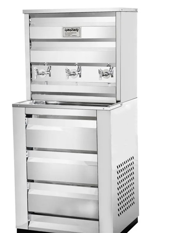 آبسردکن استیل 3 شیر فلزی زاگرس