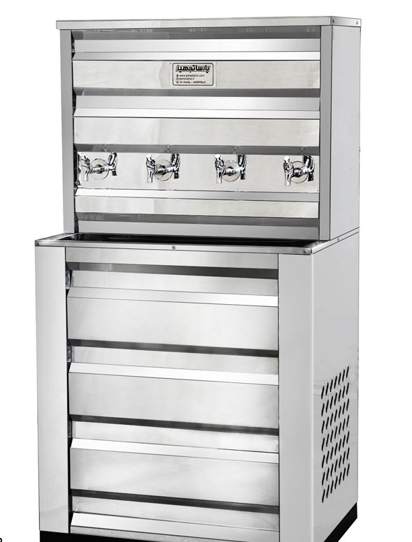 دستگاه آبسردکن استیل چهار شیر مدل 4KS