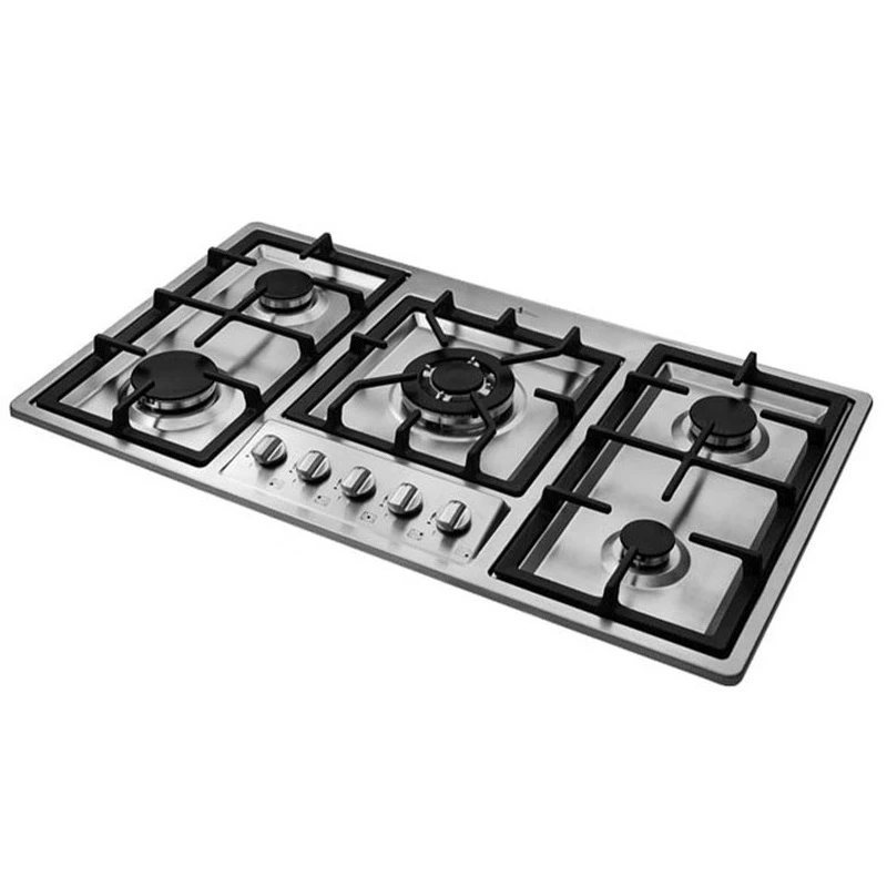 اجاق گاز 5 شعله اخوان مدل GI135 روميزي استيل